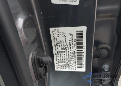 2014 Honda Cr-V Exl from USA, damaged, VIN 2HKRM3H72EH532715